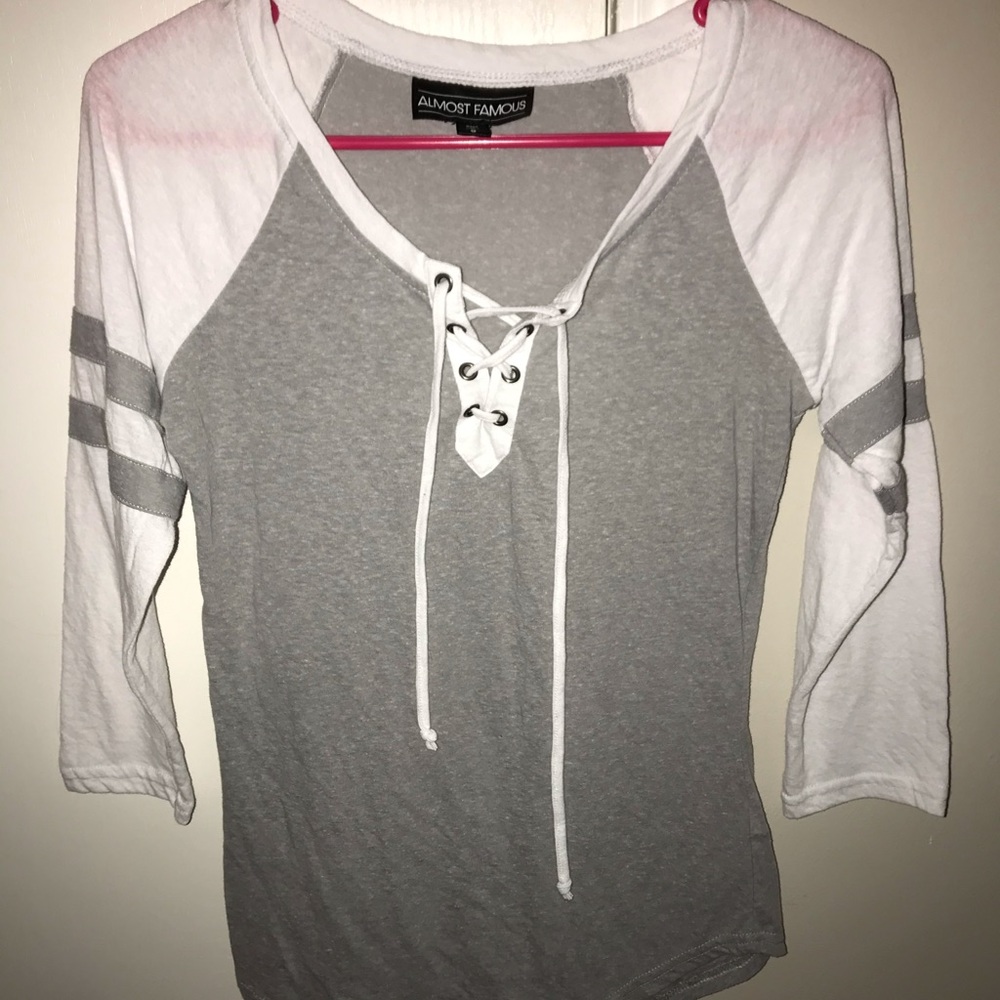 Almost Famous Criss Cross Long Sleeve